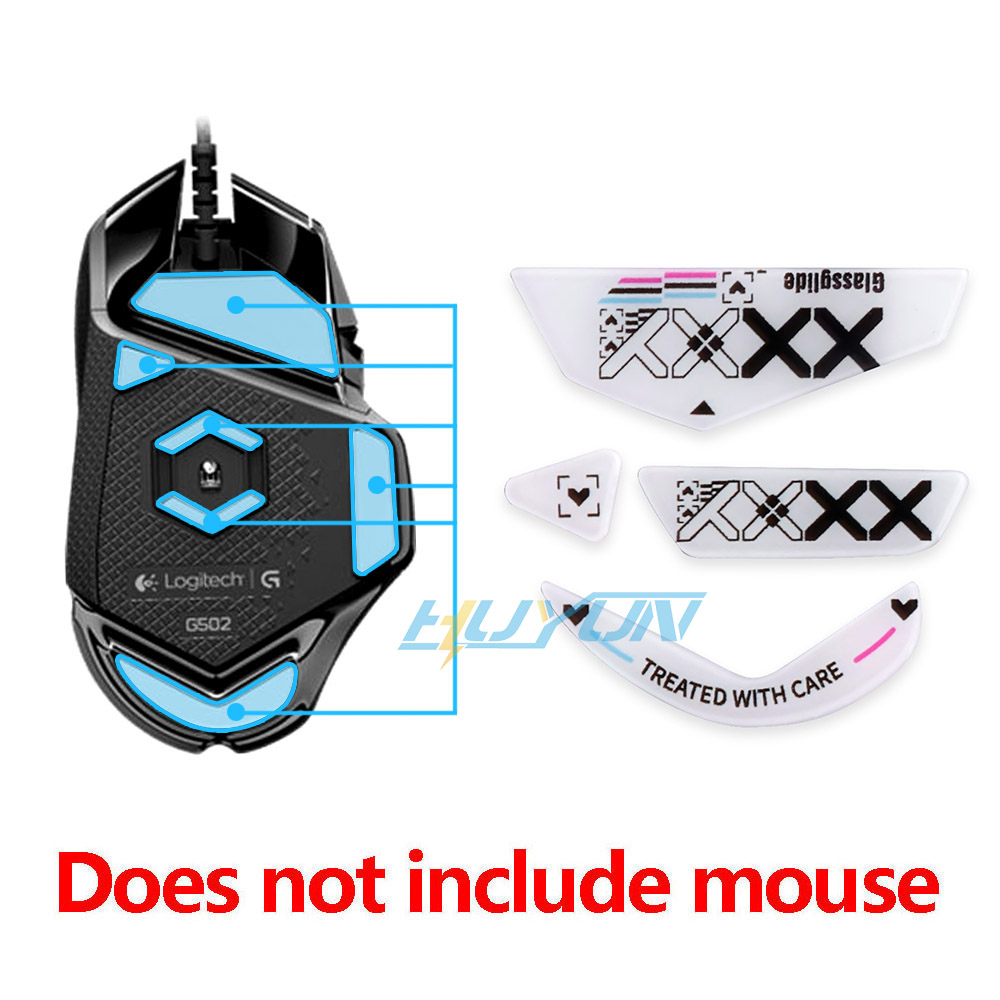 Logitech Mouse G502 - Podkładki pod mysz z hartowanego szkła