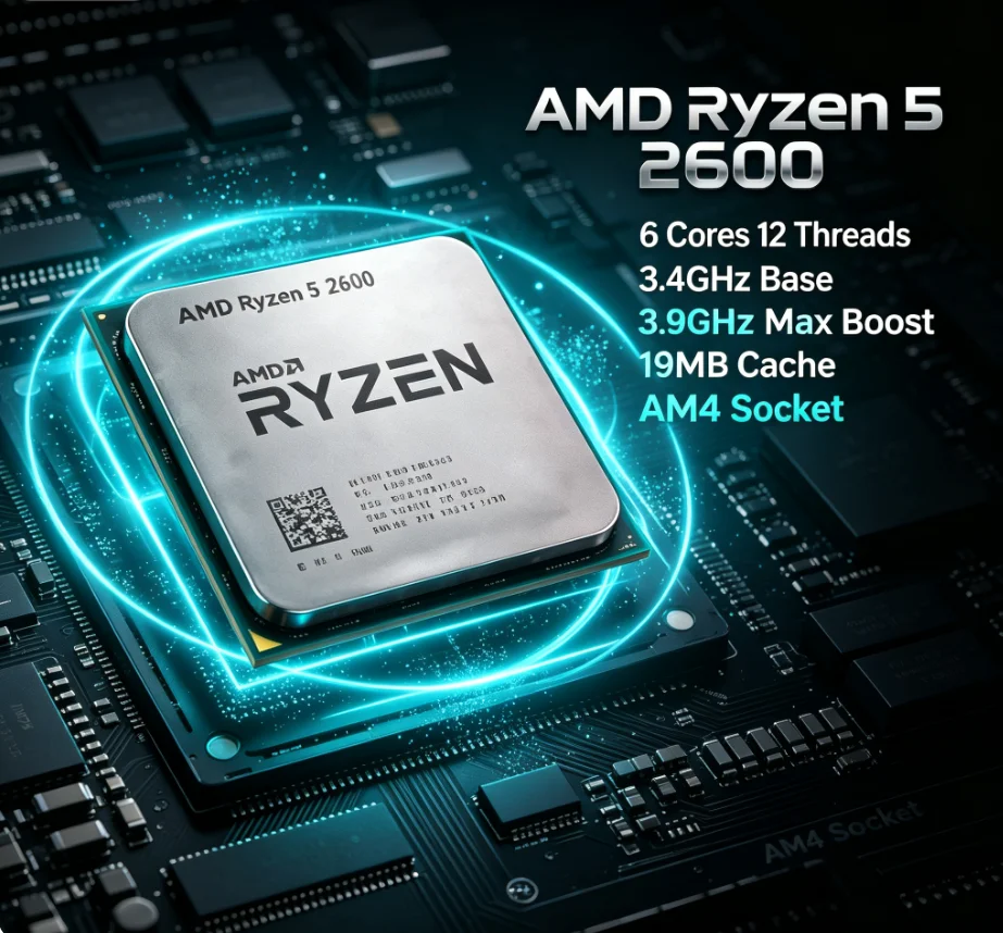 Amd Cpu Ryzen 5 - Procesor AMD Ryzen5 2600 R5 2600