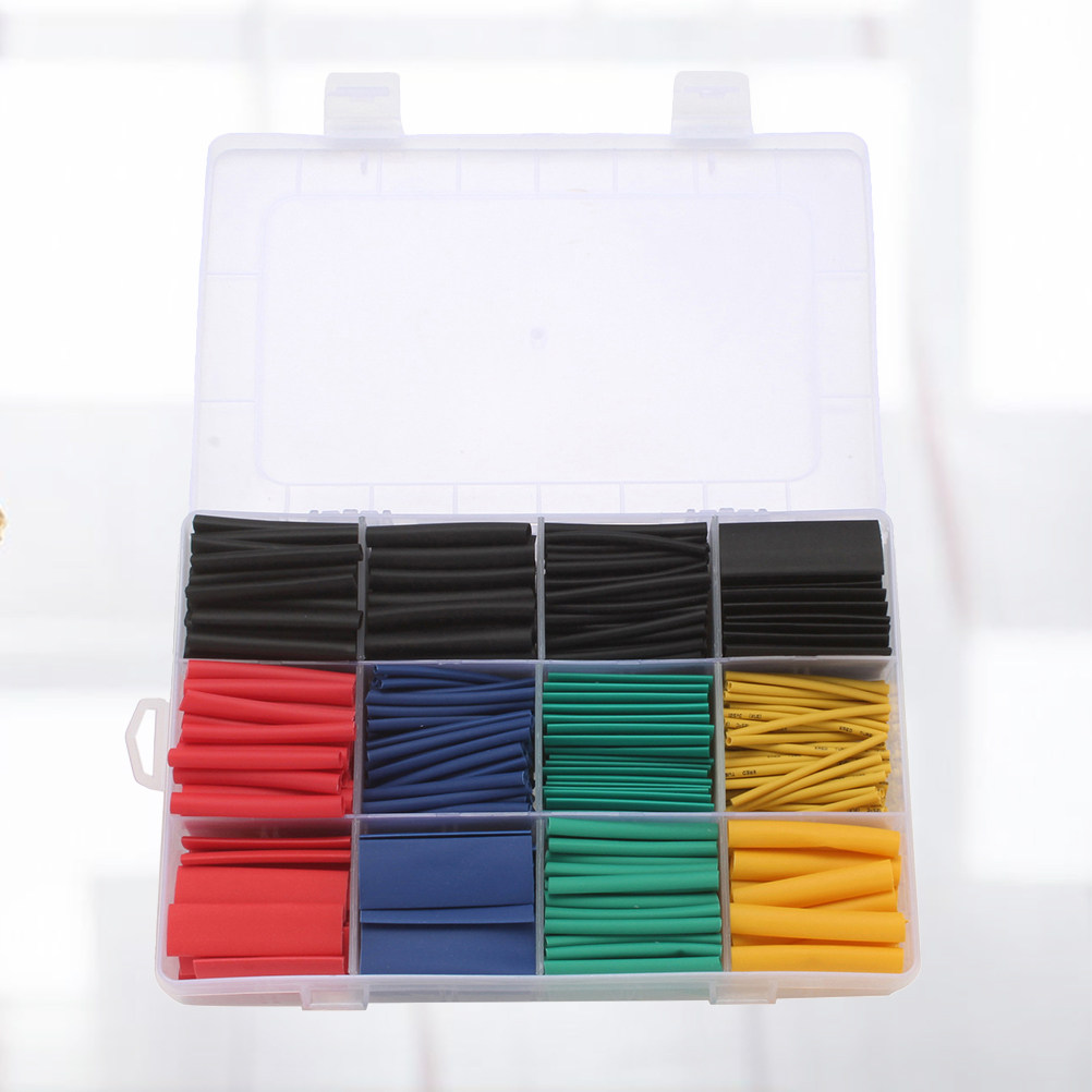 Sleeved Cable Kit - 530 szt. rurek termokurczliwych z poliolefiny,