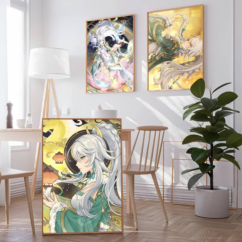 Plakat Wuthering Waves Zibai d – Gaming Accessories Bedroom recenzja i cena