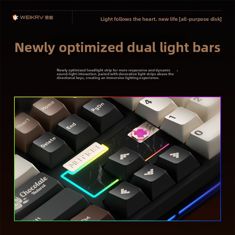 Klawiatura mechaniczna WEIKAV  – Gaming Accessories Kit recenzja i cena