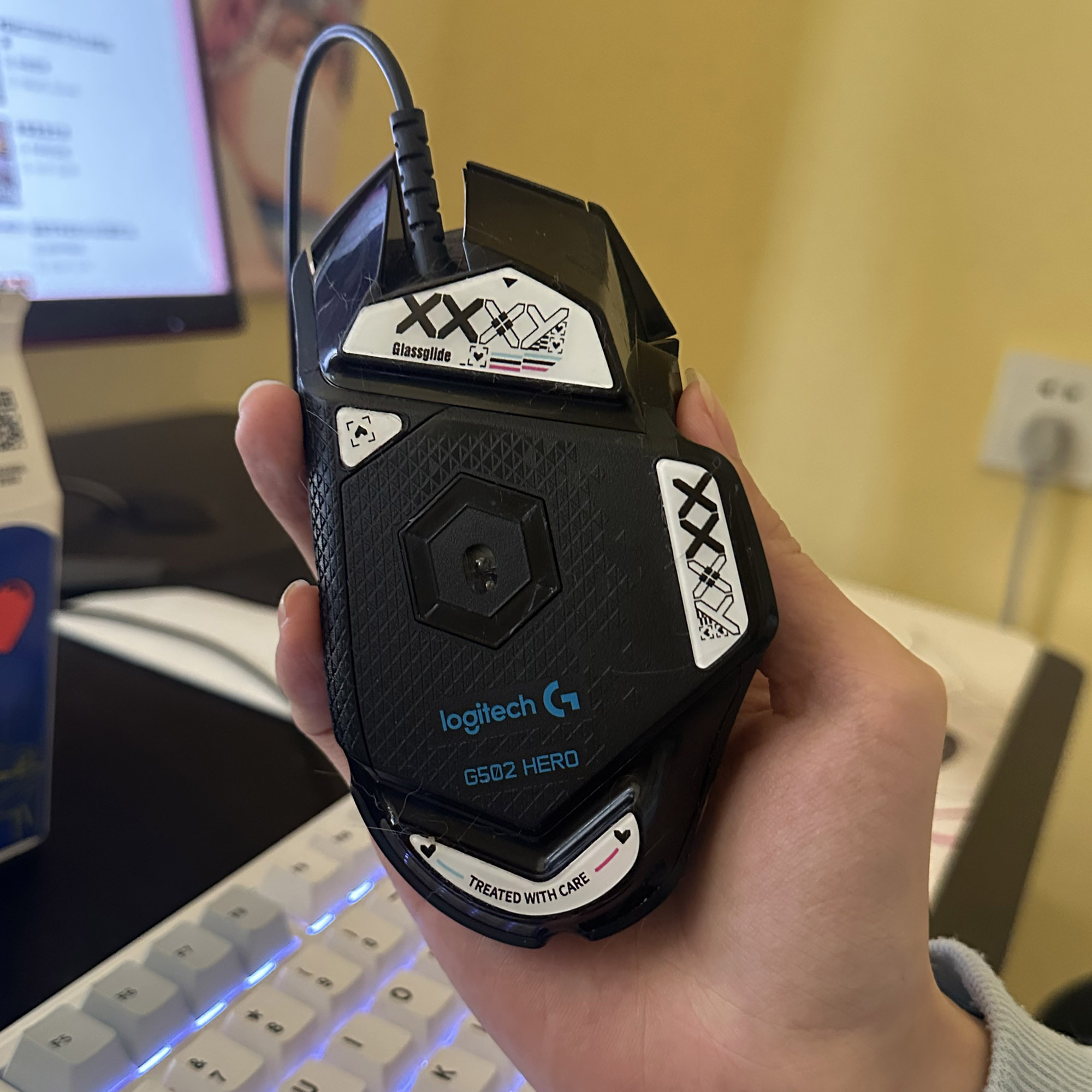 Podkładki pod mysz z hartowane – Logitech Mouse G502 recenzja i cena