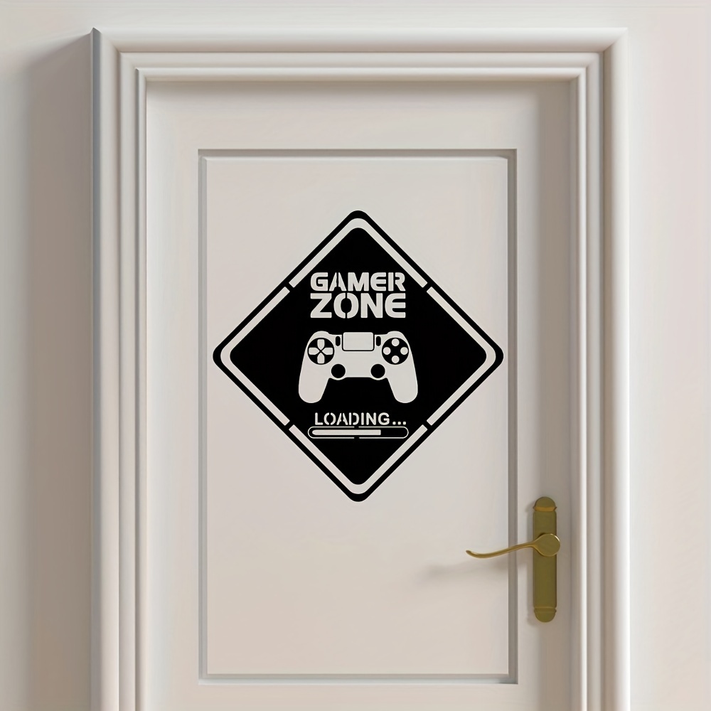 1szt Naklejka na drzwi Gamer Z – Gaming Accessories Bedroom recenzja i cena