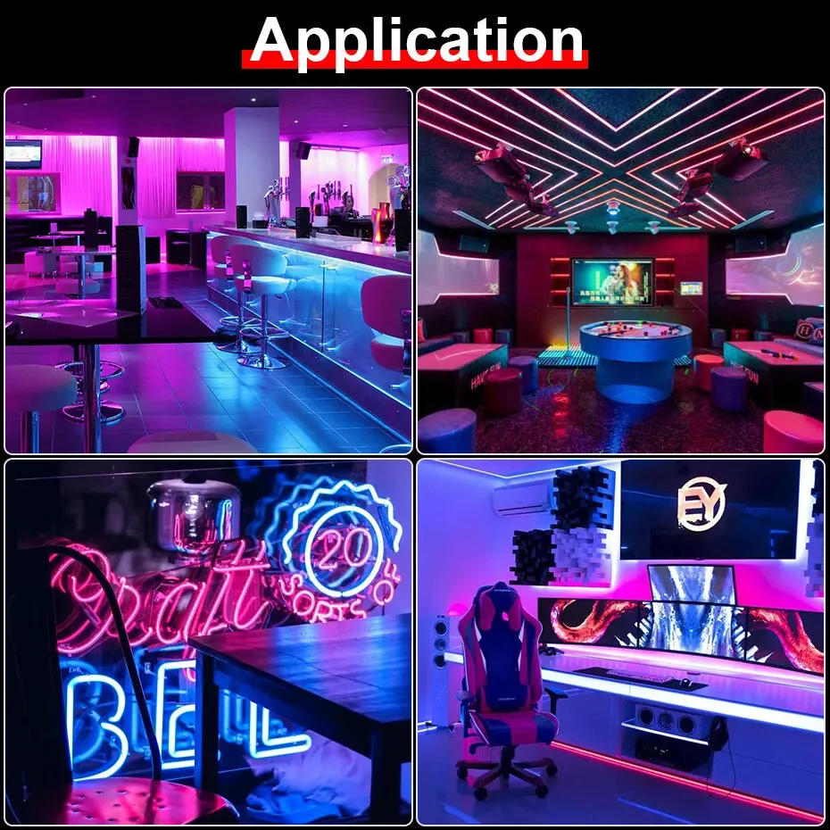 Wodoodporne taśmy LED RGB Neon – Gaming Accessories Bedroom recenzja i cena