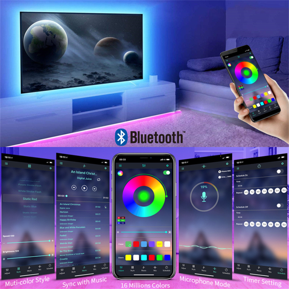 Taśma LED RGB 5050 sterowana a – Gaming Accessories Bedroom recenzja i cena